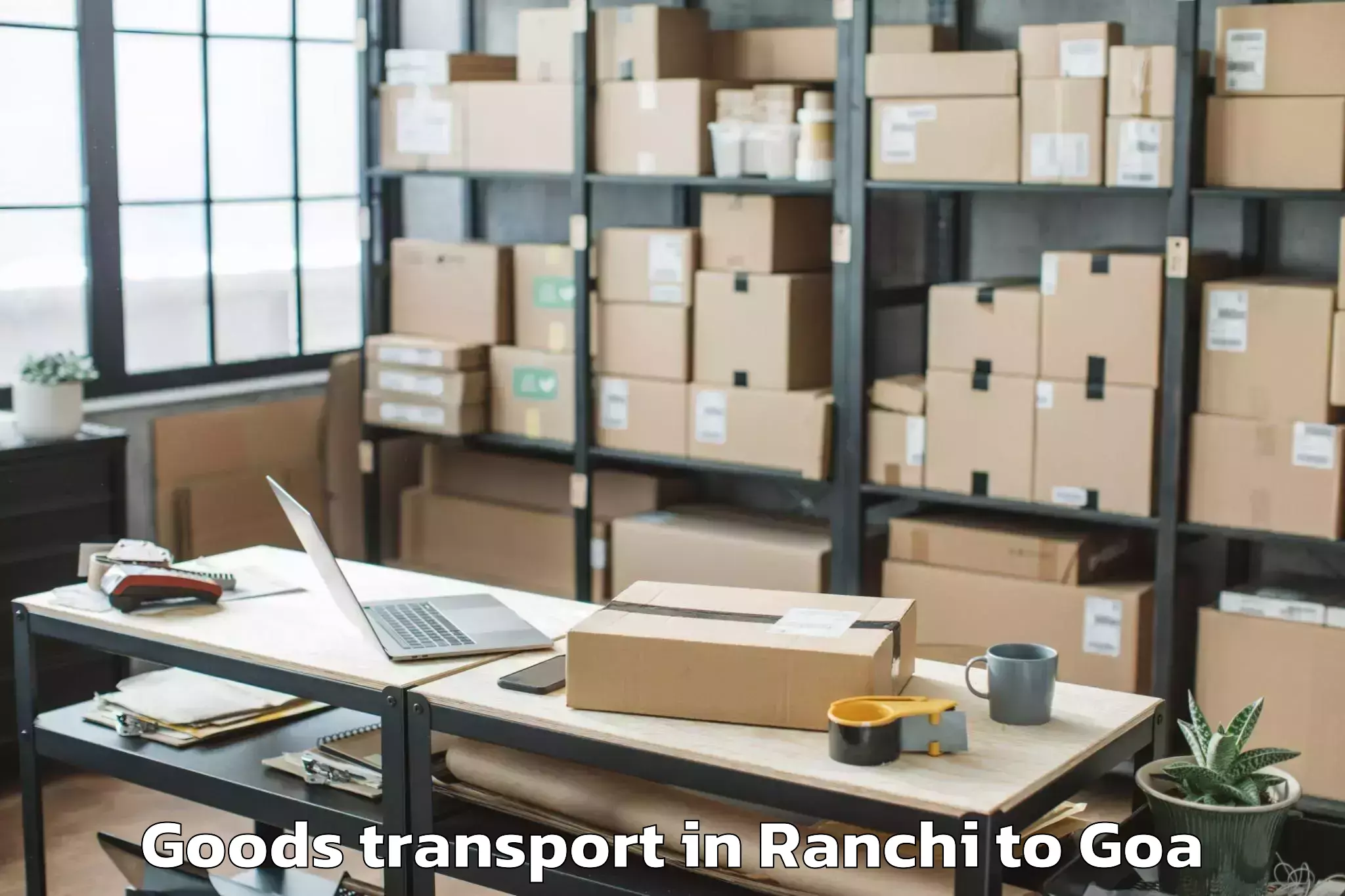 Easy Ranchi to Velha Goa Goods Transport Booking